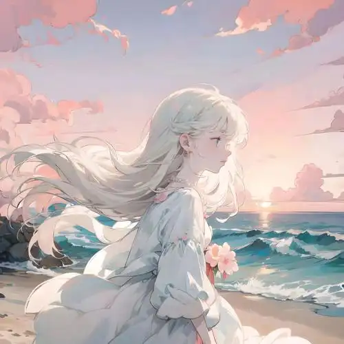 蓝绿色系卡通女生头像合集(有哪些干净纯净的卡通女生头像)|红警乐园