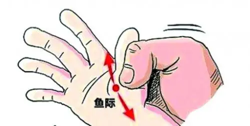 对搓大鱼际防感冒