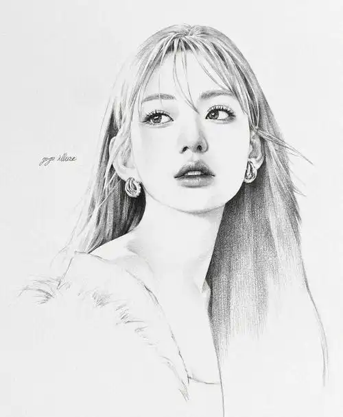 素描人像手绘步骤图素描头像