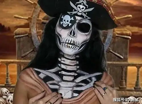 10张恐怖化妆图片,风格超写实,胆子小的千万别看到最后