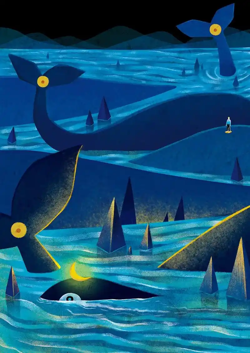 夜幕降临在睡梦中潜意识里总会出现画面