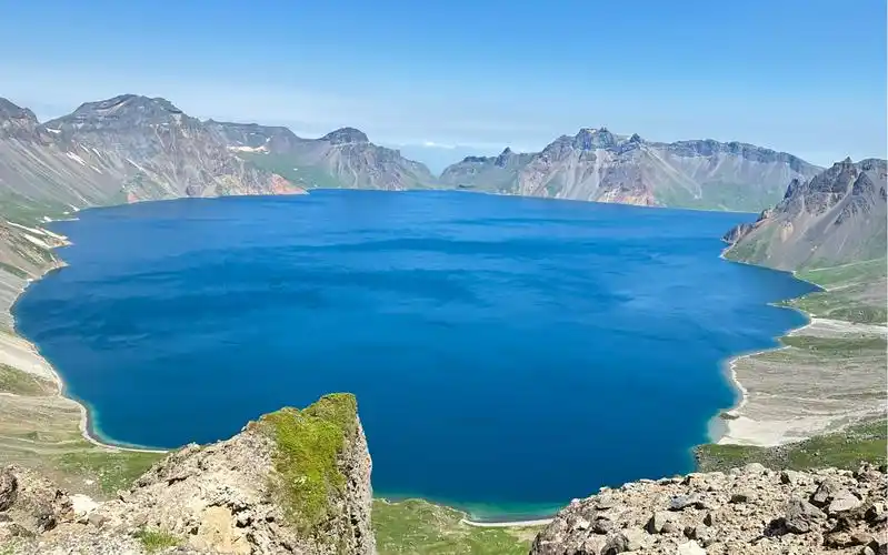 一生说要来一次天池,那天阳光很好,天池很美 #长白山天池 #赴一场