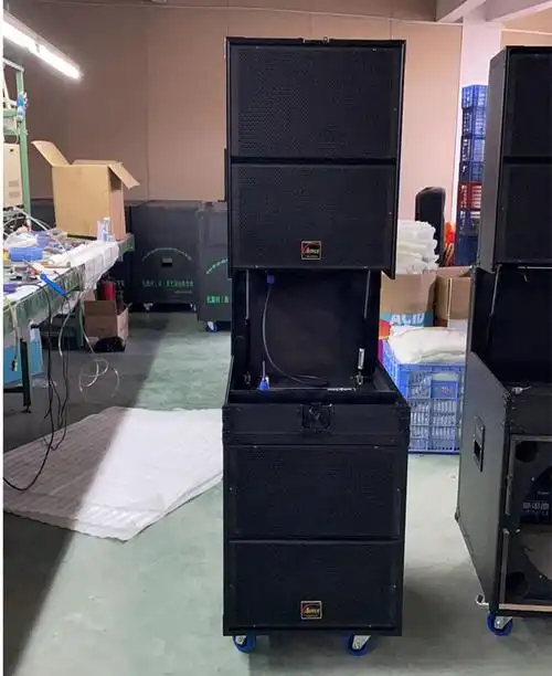 大型高端专业舞台有源充电线阵音响套装重低音炮远程户外移动演出