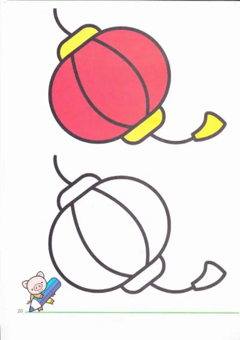 97幼儿园小班 | 简笔画涂色素材120张75 96宝妈们赶快收藏起来!