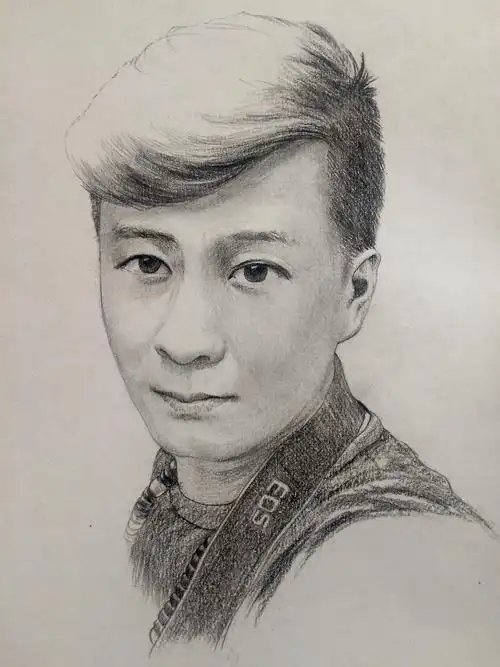 素描肖像头像简绘