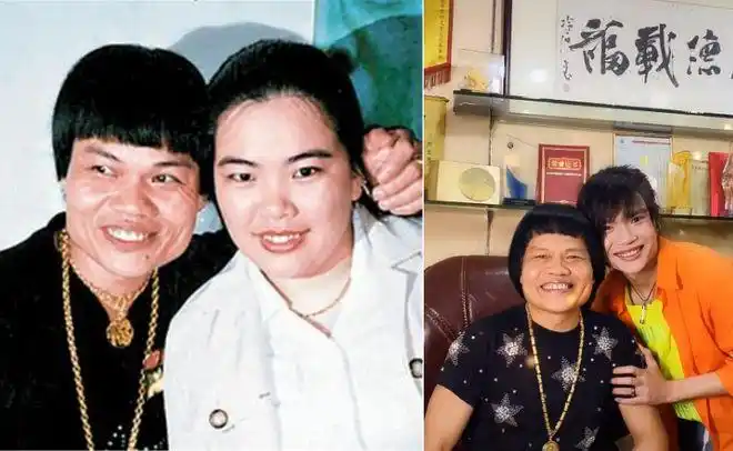 据悉,八两金的老婆艺名叫八两菜,长得浓眉大眼,皮肤白皙,而叶小霆的