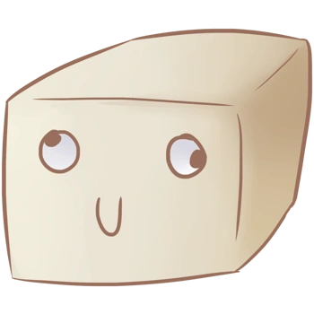 手绘卡通可爱豆腐