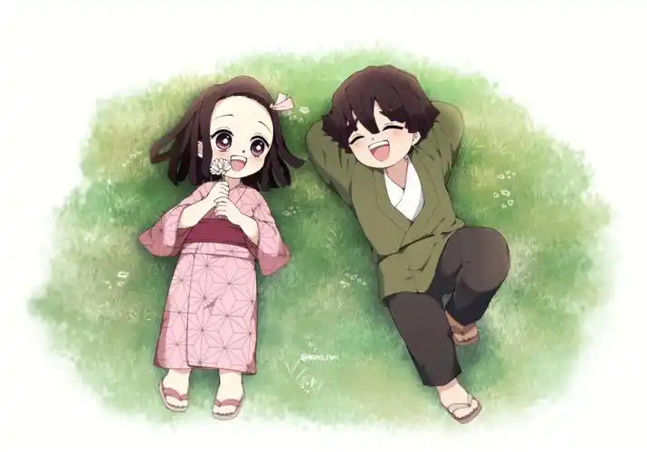 twi:kmt_pori #鬼灭之刃  #善祢  #动漫  #我妻善逸  #祢豆子