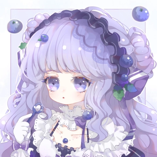 高级紫色系列动漫头像