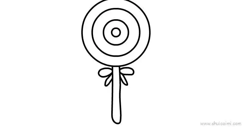 棒棒糖儿童画怎么画棒棒糖简笔画顺序