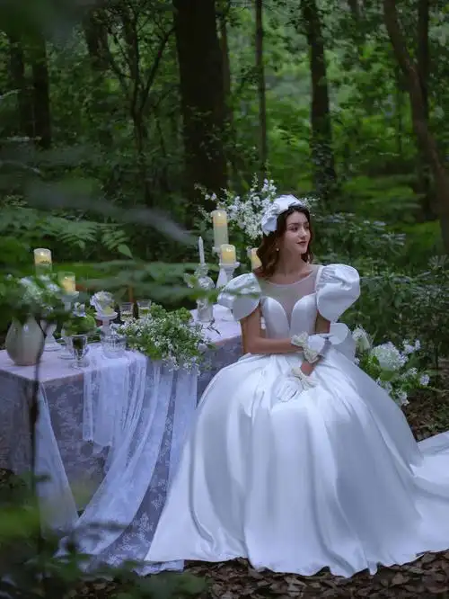 没想到这组森系婚纱照这么好看成都婚纱照