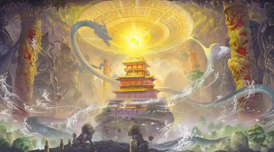 小说《盗墓笔记》第五座诡墓,万奴王的云顶天宫是飞船?