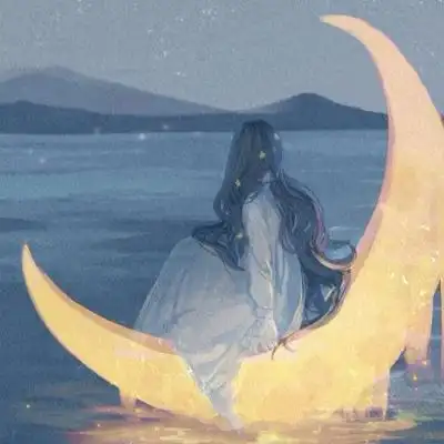 动漫唯美背影头像超好看的高清漫画头像女生背面图片