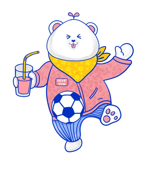 卡通熊猫形象及周边