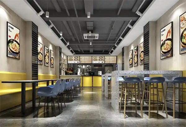 粉店设计装修效果图—灿源装饰