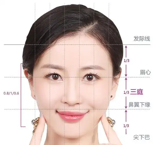 面部黄金比例缺不了精致下巴