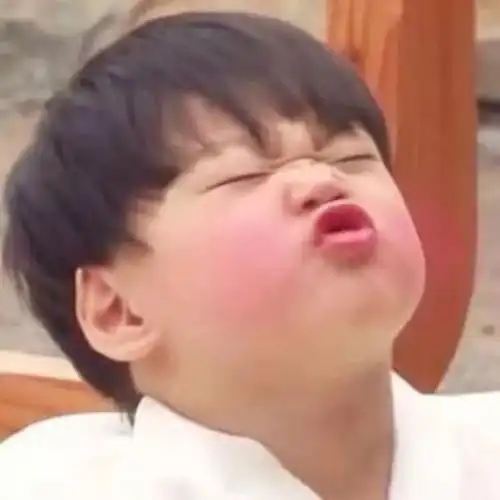 嘟嘴巴的小怪兽