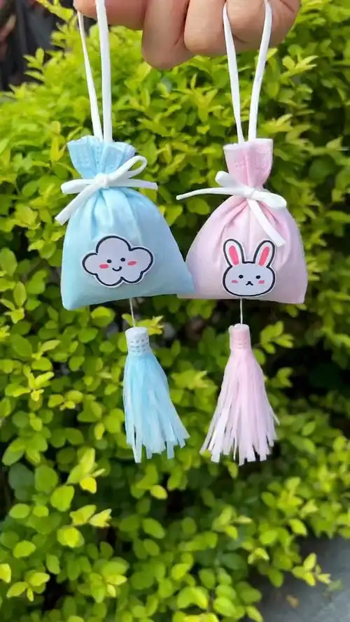 端午节#端午节给孩子用口罩做一个驱蚊香包吧,淡淡的艾叶香太好闻了!