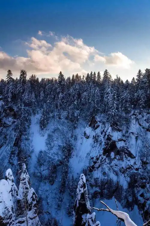 长白山景色,比北海道浪漫,一下雪美成仙境!_天池_海拔_地方