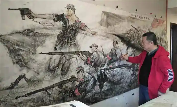 红军攻克剑门关建党100周年广元画展