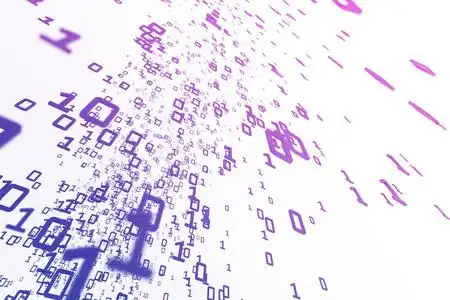 黑客壁纸明亮的二进制代码壁纸照片