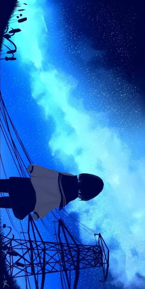 出单:星空动漫少女壁纸