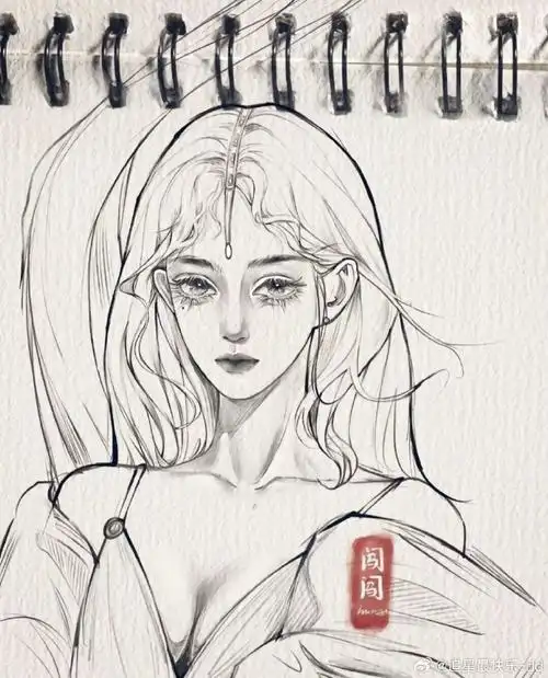 迪丽热巴超话#迪丽热巴#素描画