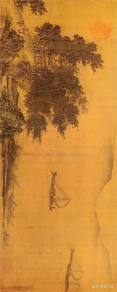 宋代画家古代国画高清长卷美术资料绘画素材图片保存第七组