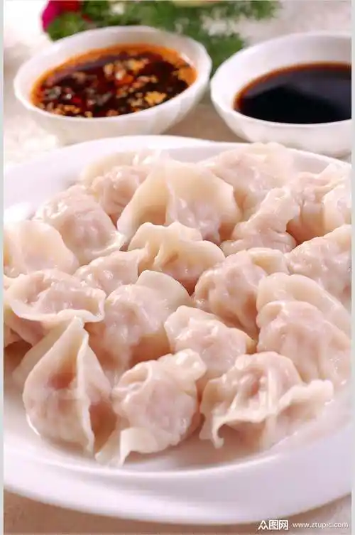 小吃北方水饺高清图片素材