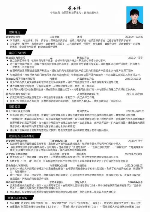 黎明,"洋"帆起航勇破浪——董小洋的就业之路|简历|面试|学校_网易