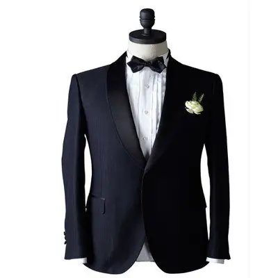 高档时尚男士演出舞台司仪主持男礼服套装宴会迎宾晚礼服私人定制_不