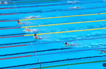 亚运会中国游泳军团第7金 200米混合泳汪顺力压日本萩野公介夺金