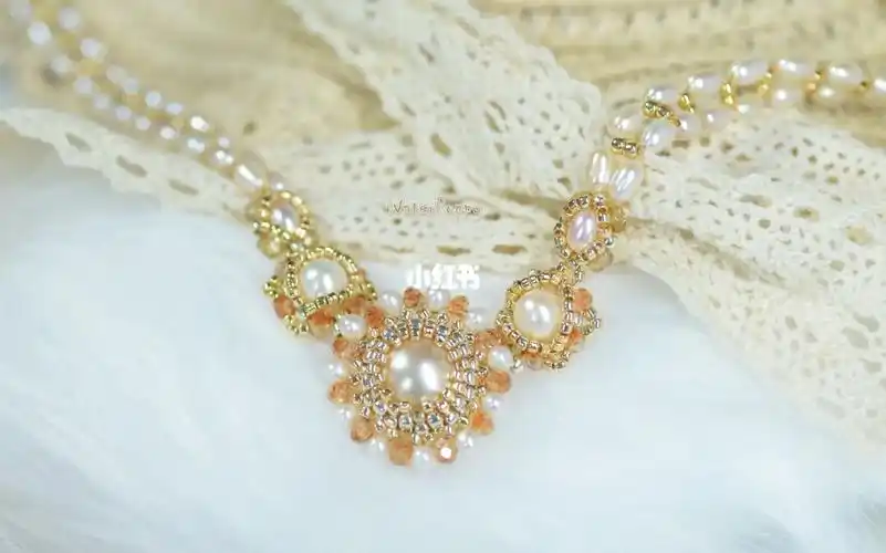 第一次做这么复杂的珍珠项链