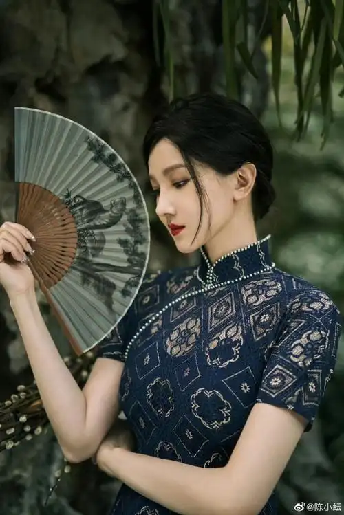 陈小纭旗袍造型##陈小纭民国旗袍写真