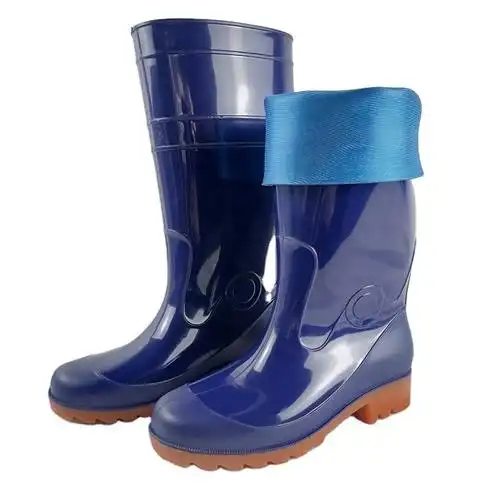 新款防水靴男士pvc材质鞋子pvc雨靴