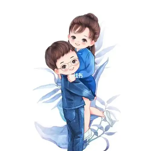 分享几款兄妹情可爱手绘微信头像_头像_手绘_微信_绘画_寻找小红书