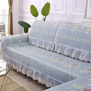 小清新布艺沙发罩图片