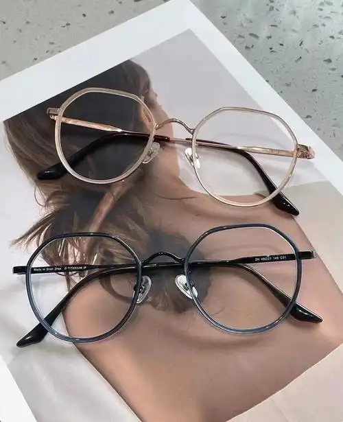 时尚多边形光学眼镜