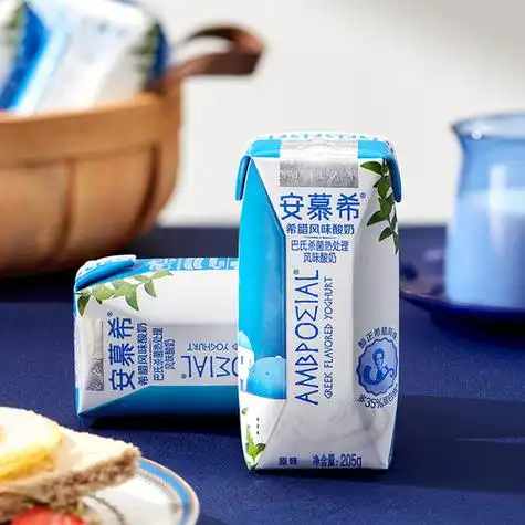 伊利安慕希原味酸奶酸奶205g2瓶