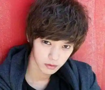 最新流行男士烟花烫发型图片