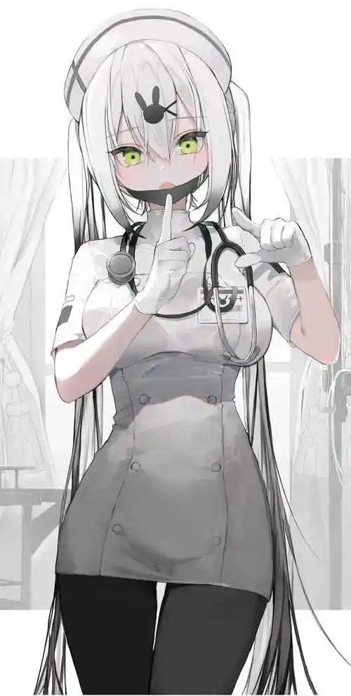 白发双马尾护士原创创作