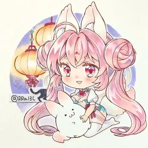 马克笔手绘 | 超萌超可爱q版马克笔动漫手绘,没有你绝对不行