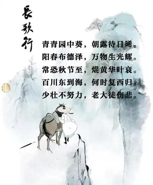 8.9丨古诗《长歌行》