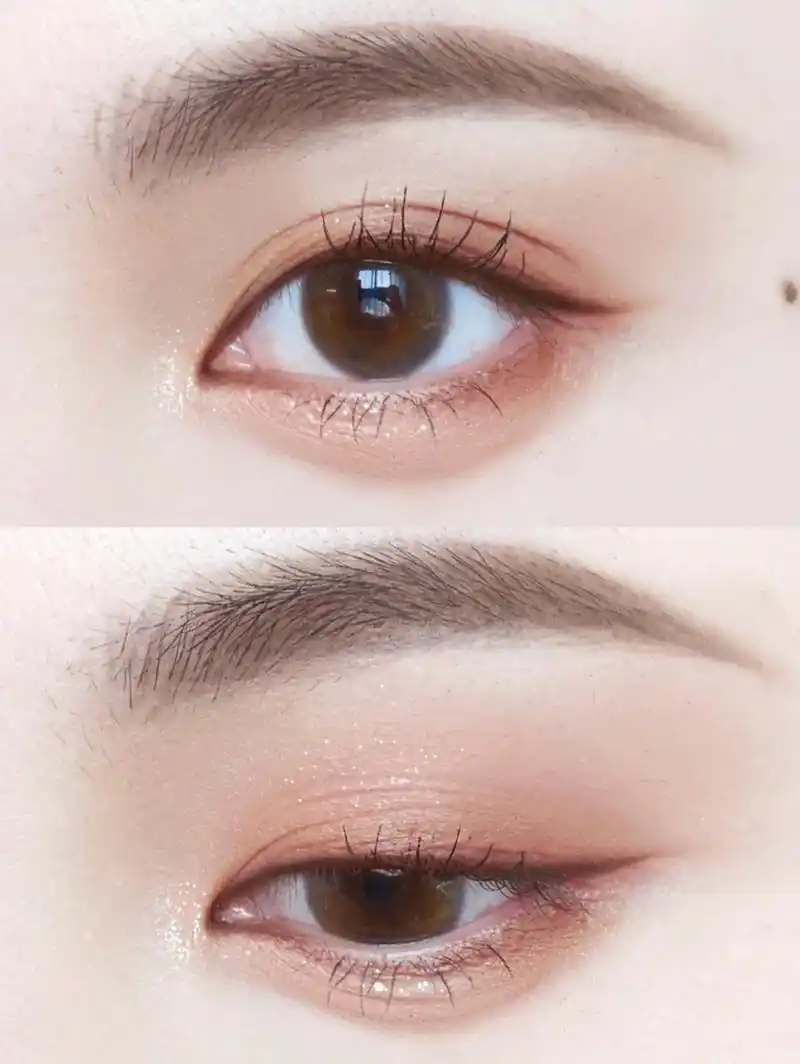 鞠婧祎纯欲卧蚕眼妆 小鞠的温柔系暖调千金感眼妆非常适合冬天,既高级