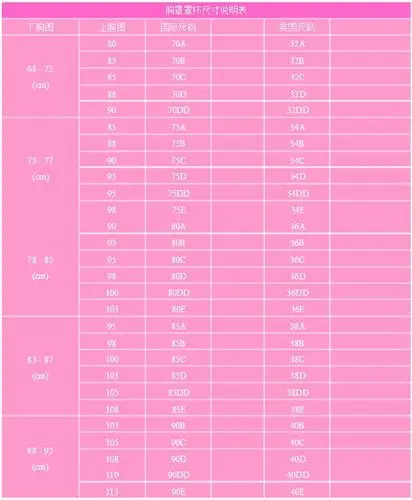 胸罩40100是多大罩杯