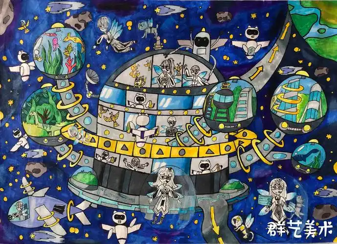 南平群艺美术2019年"国寿小画家"第九届少年儿童绘画比赛南平选区作品