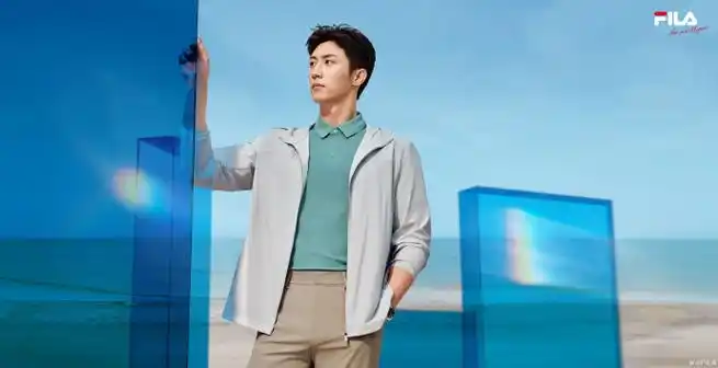 fila时尚运动代言人黄景瑜##fila精致商务