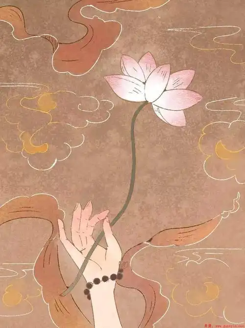 莲花无论在道教还是佛教都很重视.