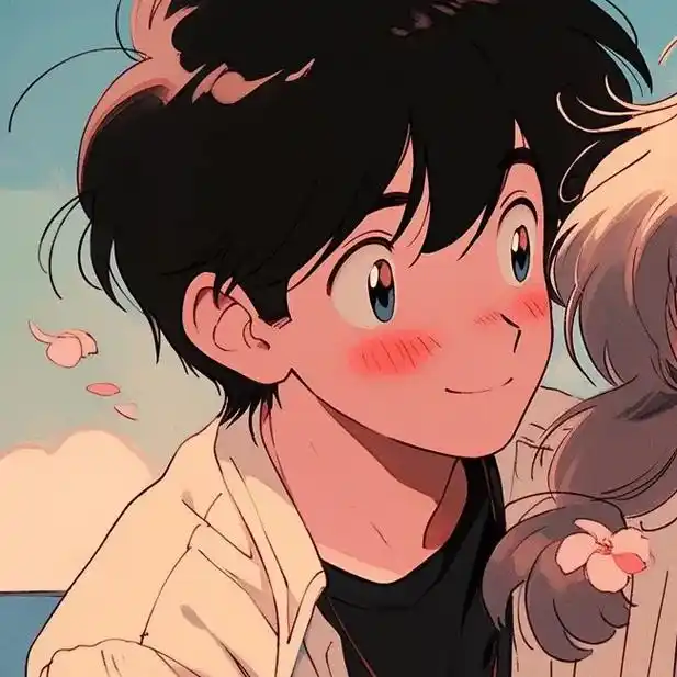 不明显情头,复古旧漫,海边的情侣头像.ta的笑容总是这么治愈 - 抖音