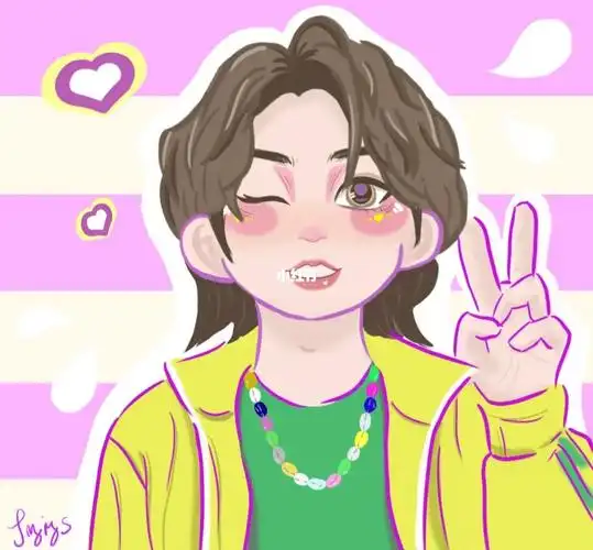 photoshop#手绘头像  #可爱  #鸭风  #金泰亨  #bts  #板绘手绘